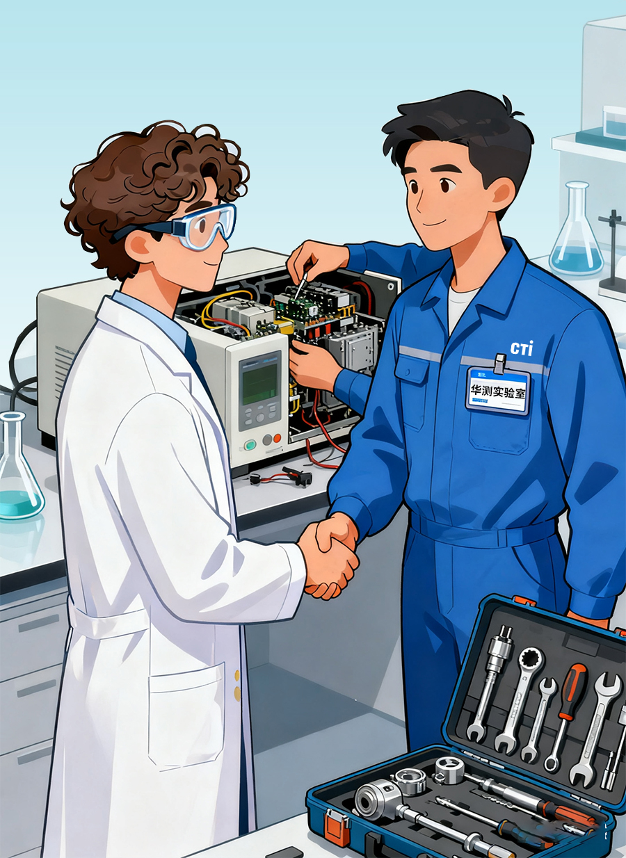 当实验仪器突然故障，华测实验室“救援”了小周