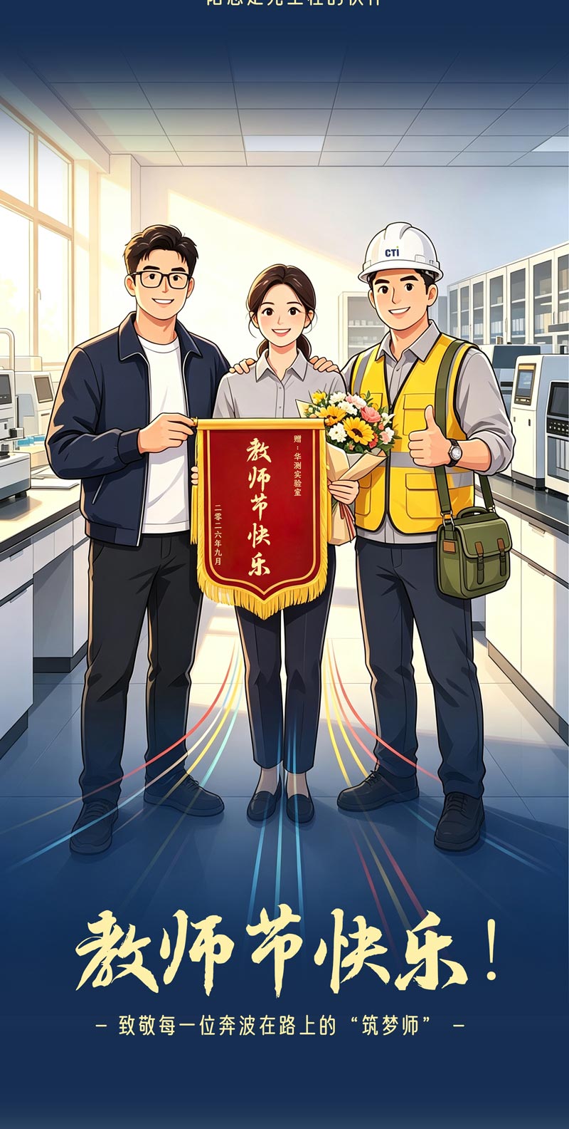教师节快乐！致敬华测实验室建设背后的团队